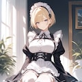 短髪金髪メイドさん 4枚目