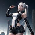cyberpunk 美少女 3枚目