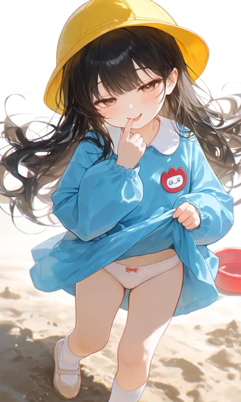 たくし上げ誘惑ロリ