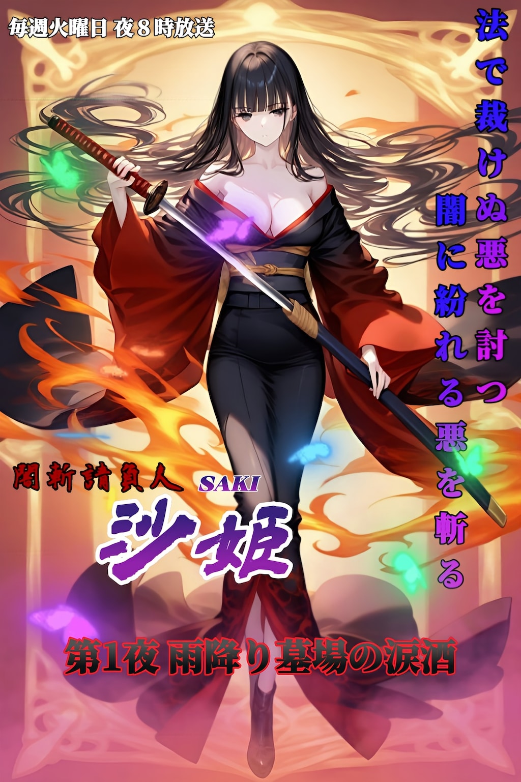 【うちの子サキちゃん参戦】新番組 闇斬請負人 沙姫