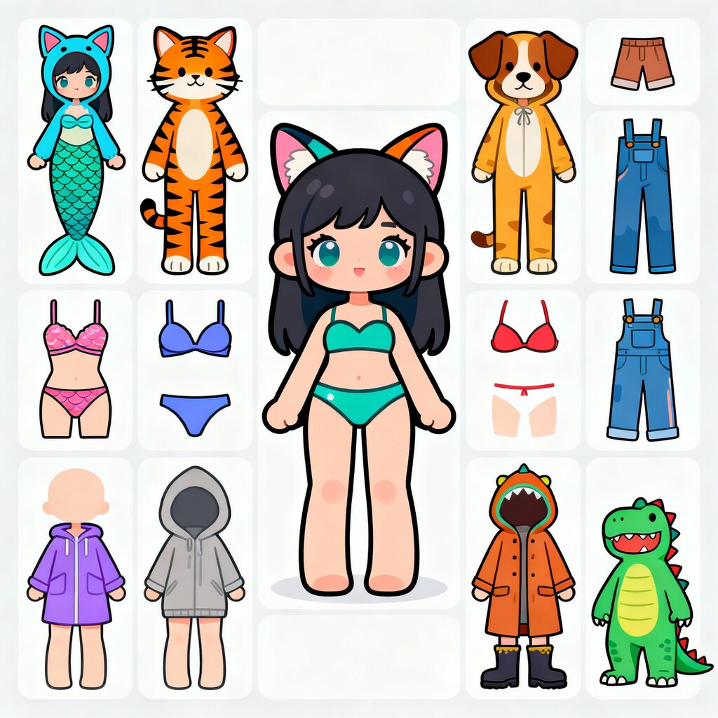 着せ替えスプライトシート