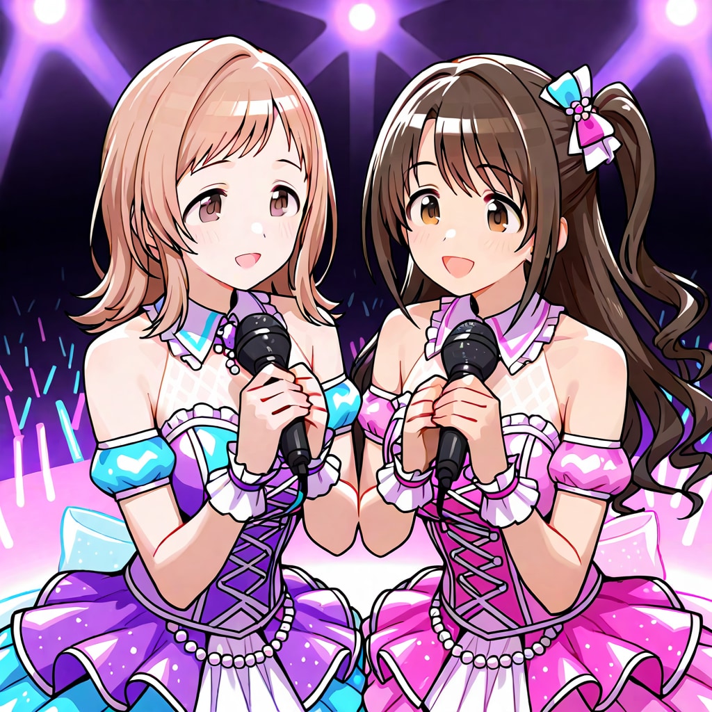 島村卯月＆櫻木真乃のライブ