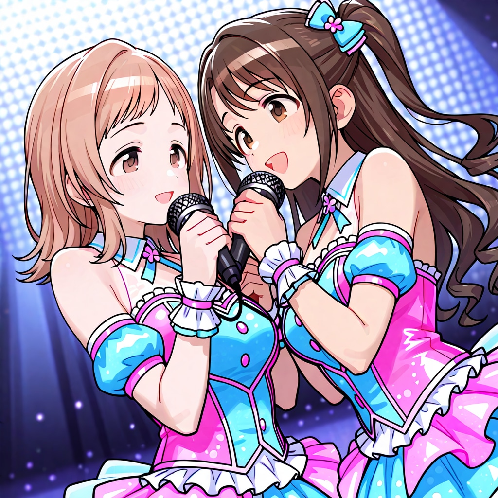 島村卯月＆櫻木真乃のライブ