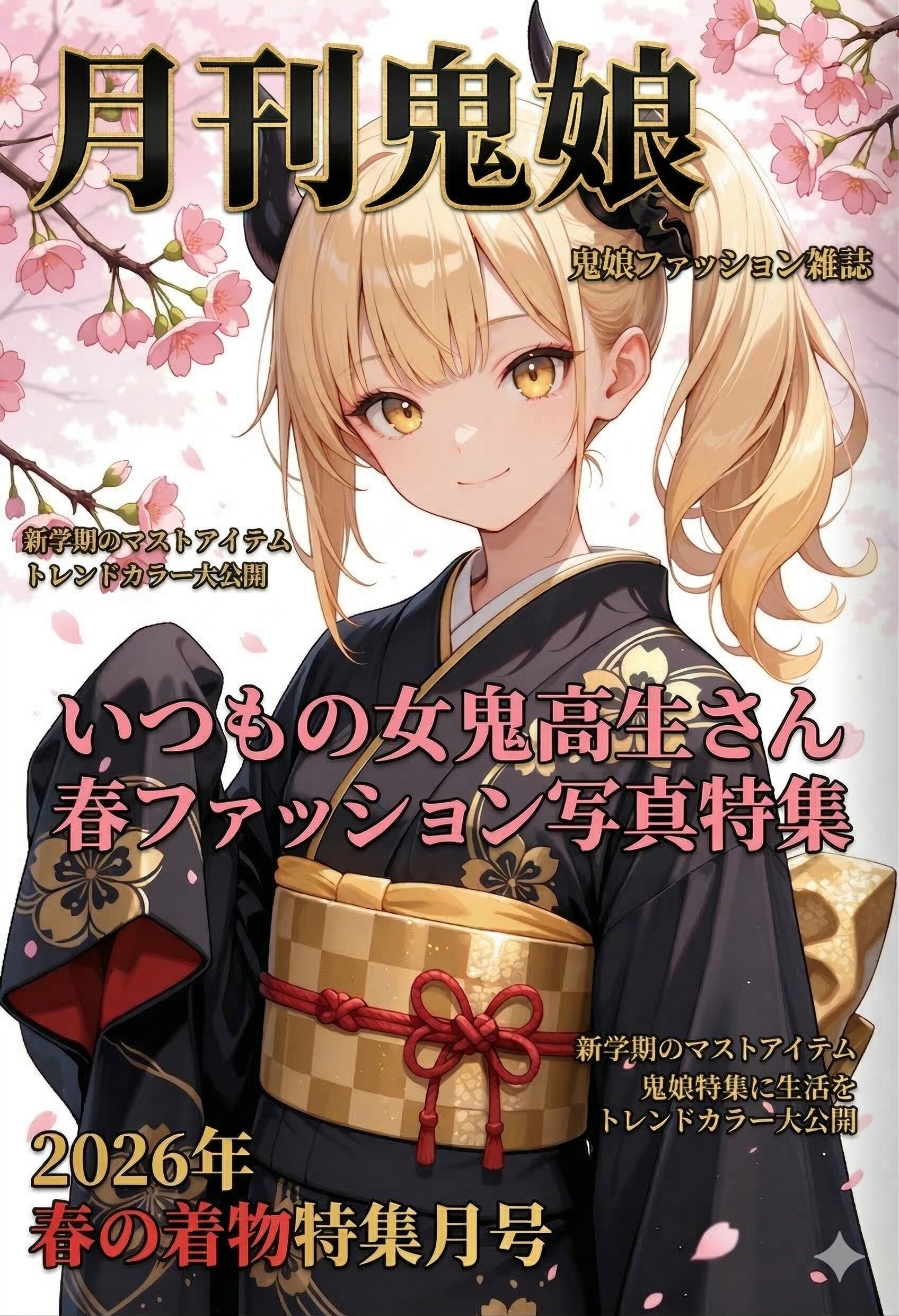 月刊鬼娘の女鬼高生さん