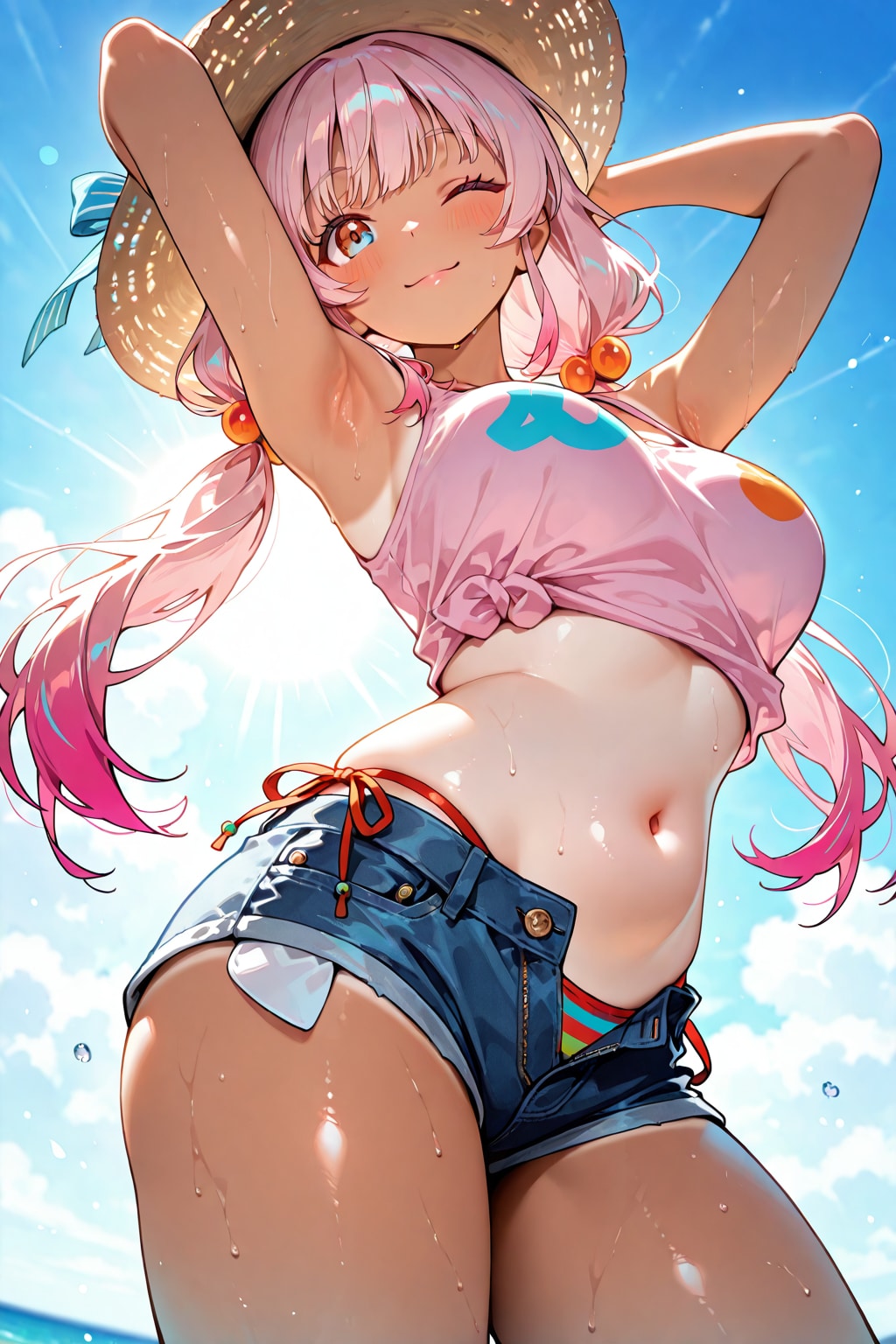 ピンクの夏①