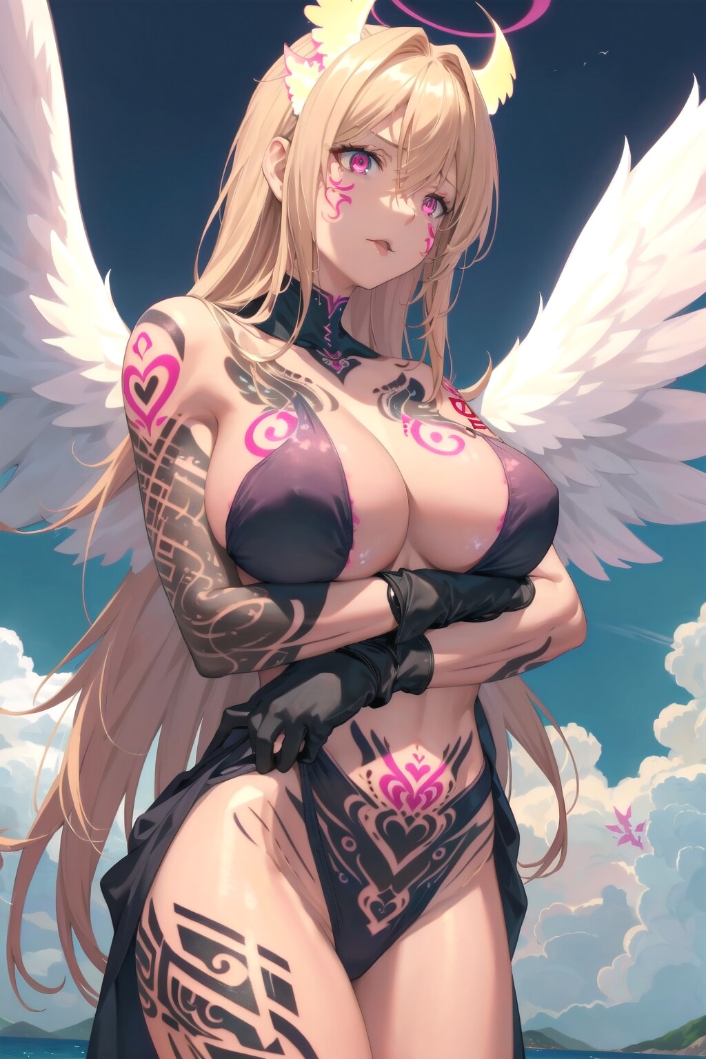零れ落ちそうな堕天使