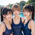 スク水女子高生19 4枚目