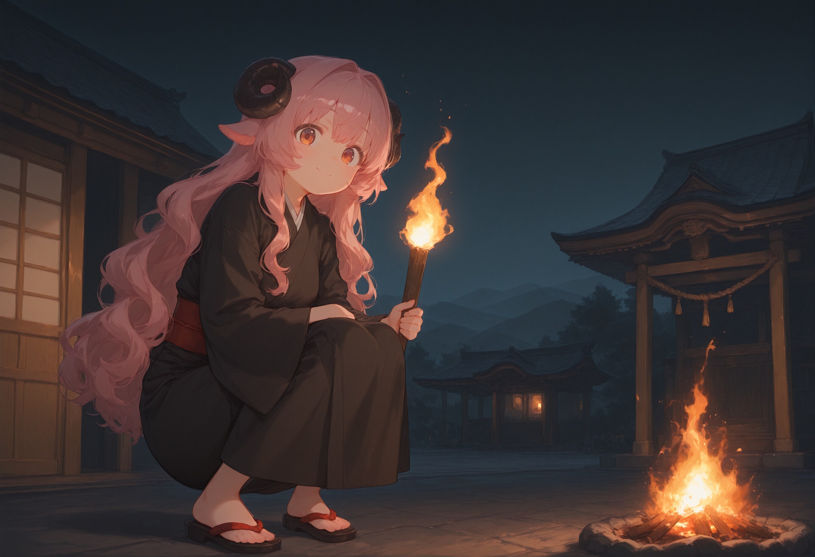 7月13日 盆迎え火 | の人気AIイラスト・グラビア