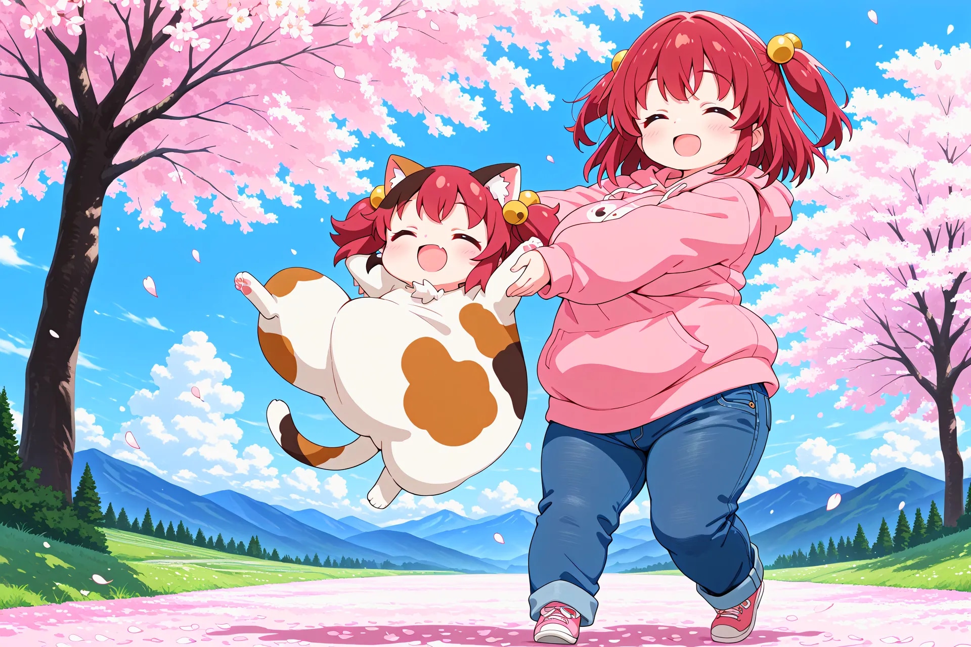 春色コーデな「パーカー」・・・どころじゃなくなった！ | の人気AIイラスト・グラビア