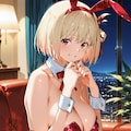 【コスプレ】どう・・・千束さんのバニーガール姿は・・・漢ならグッとくるんじゃないかな。 2枚目