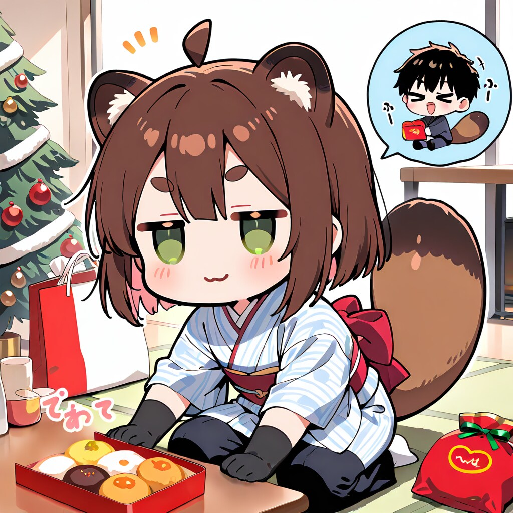 なんか、クリスマス用の和菓子みたいなやつ | の人気AIイラスト・グラビア