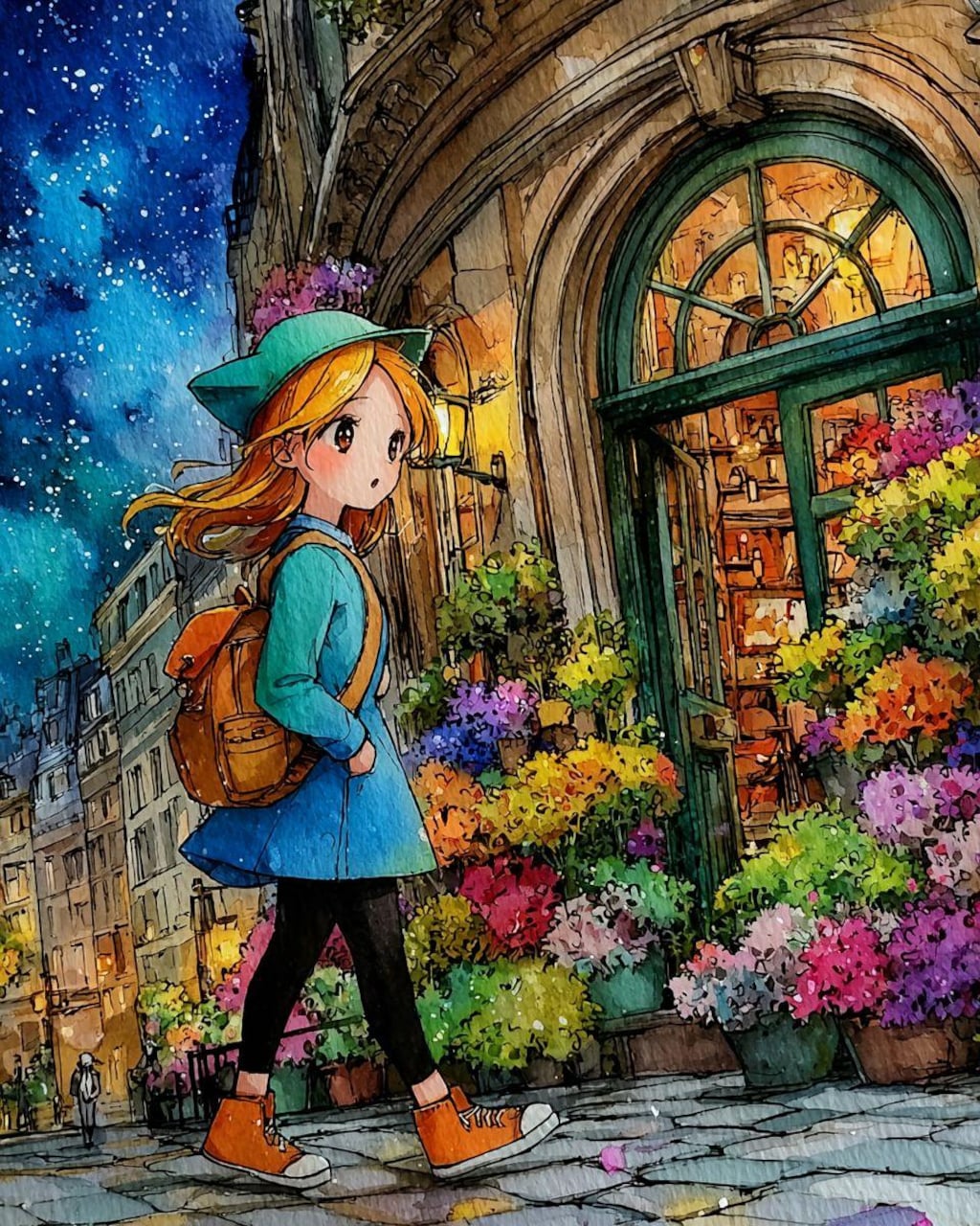 猫耳ちゃんと花屋さん