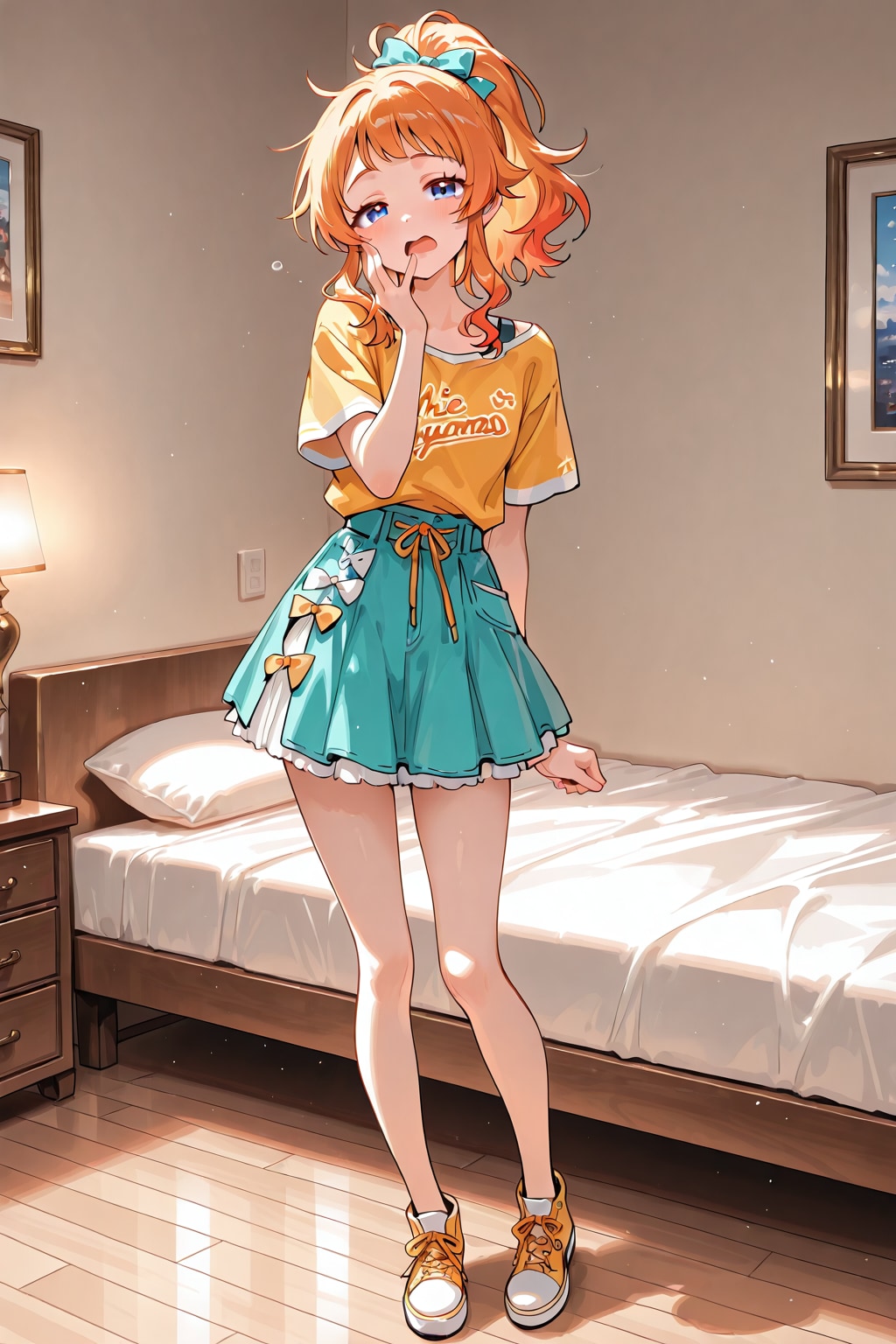 ふぁ～、ねむくなっちゃた...。 | の人気AIイラスト・グラビア