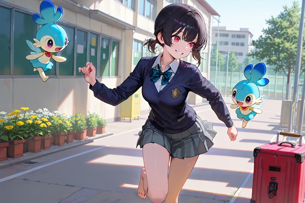 校舎で鬼ごっこ