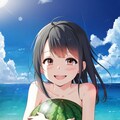 少女とスイカ 4枚目