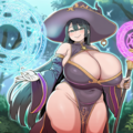 むちむち黒魔道士 2枚目