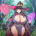 むちむち黒魔道士 3枚目