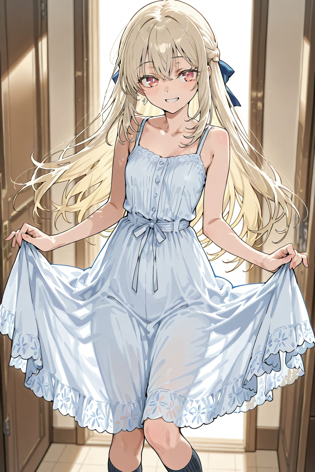 白に溶ける午後 | の人気AIイラスト・グラビア