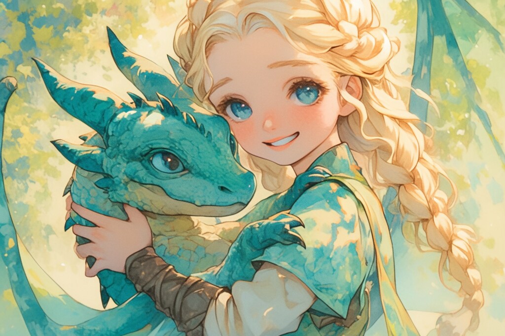 ドラゴンと少女（竜騎士）176