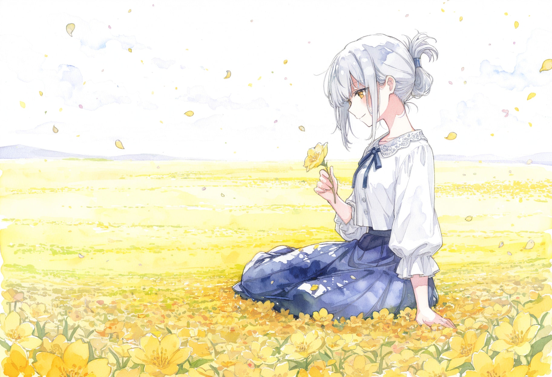 看板娘　flowers