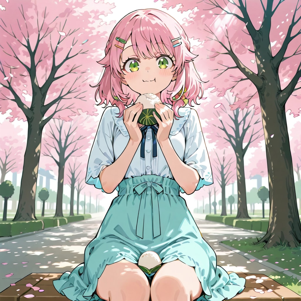 【All0402c2】今日のお花見（モデル: DAISY） | の人気AIイラスト・グラビア