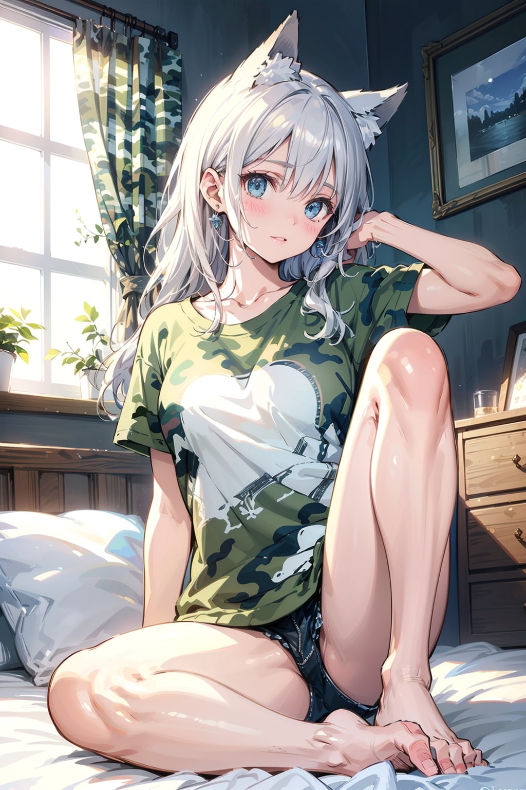 朝のストレッチでもするか🐺✨