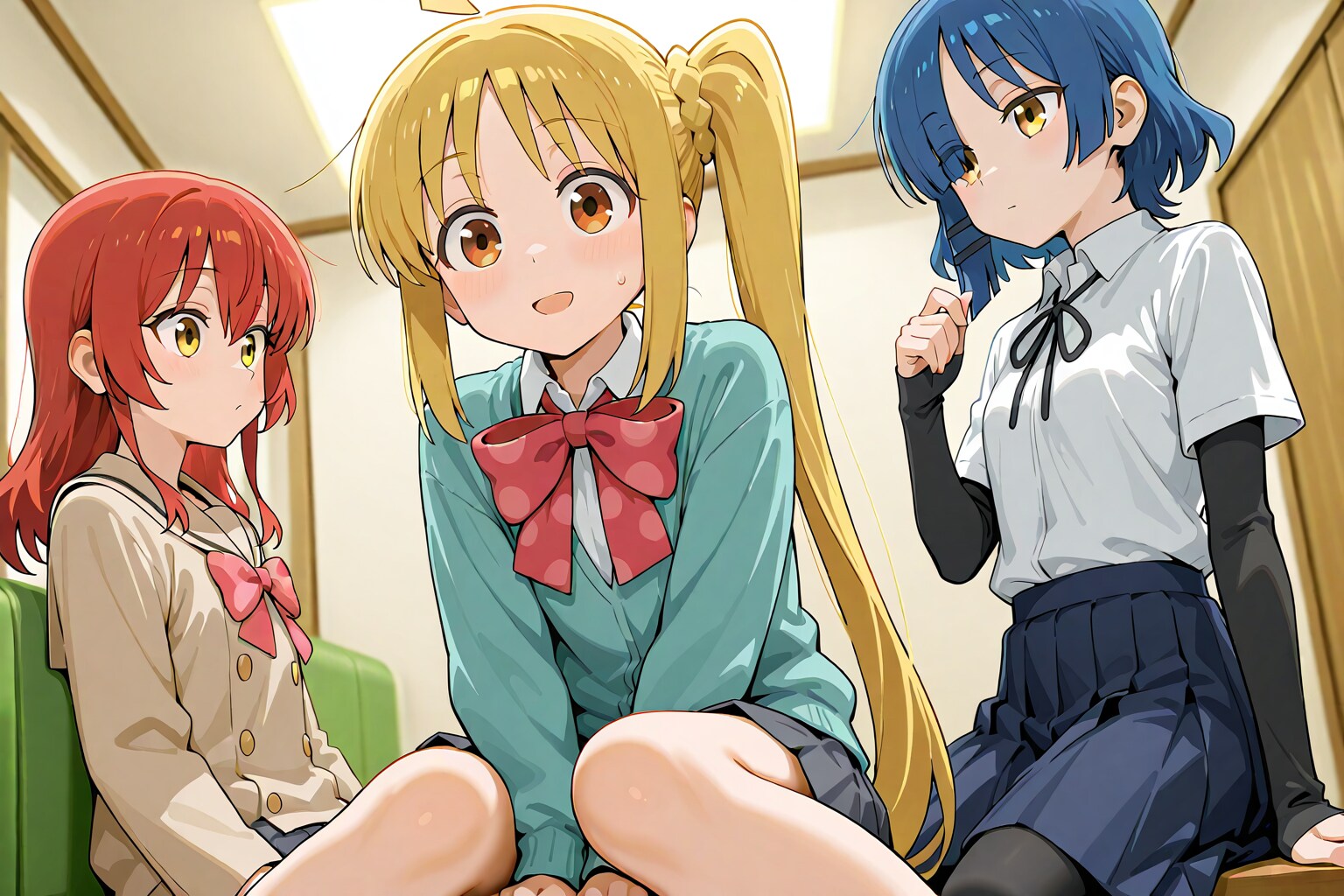 ぼっち・ざ・ろっく！の４人を生成！