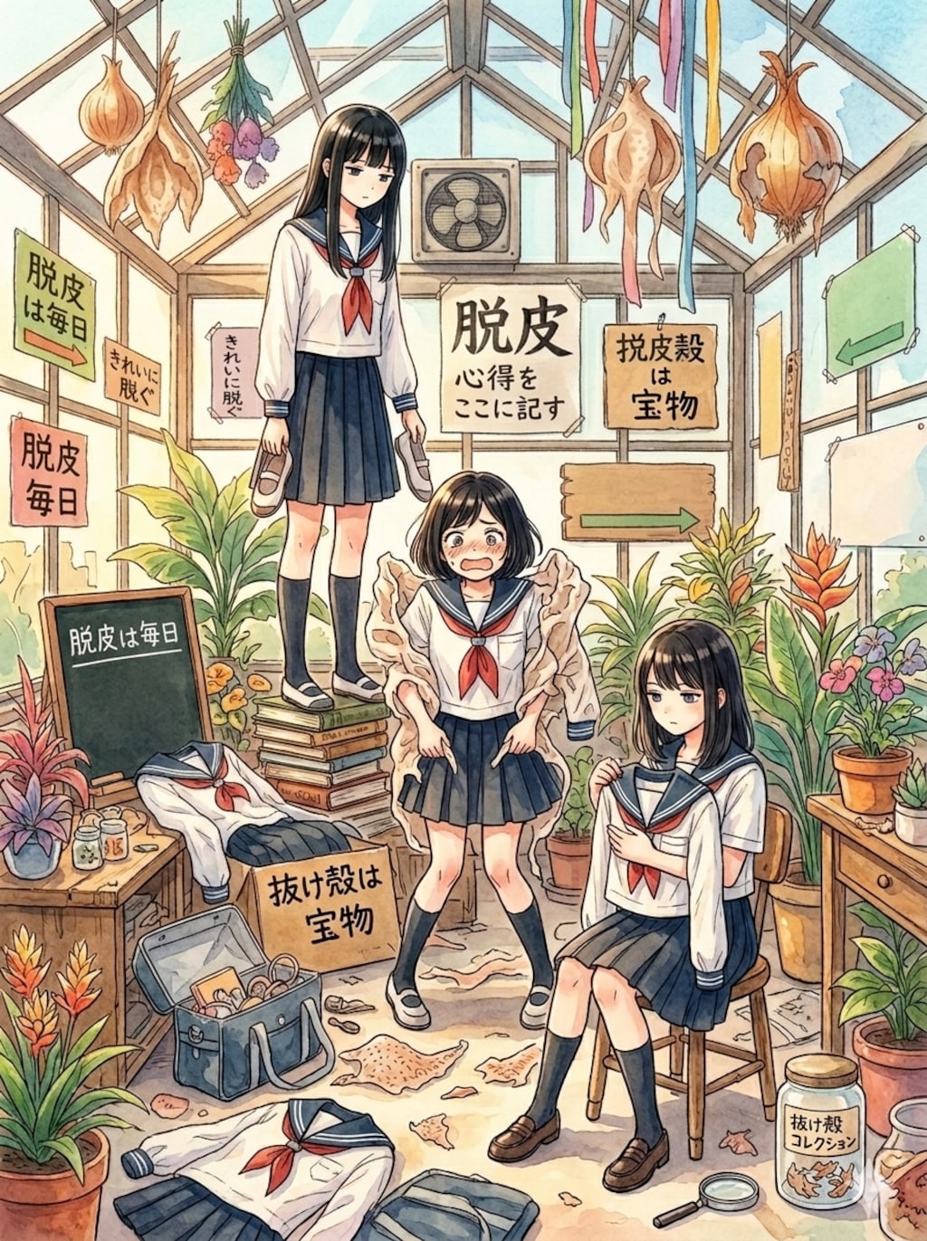 脱皮に失敗したｗｗ
