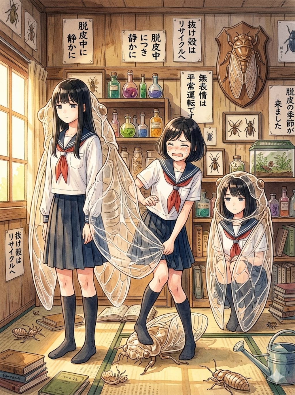 脱皮に失敗したｗｗ