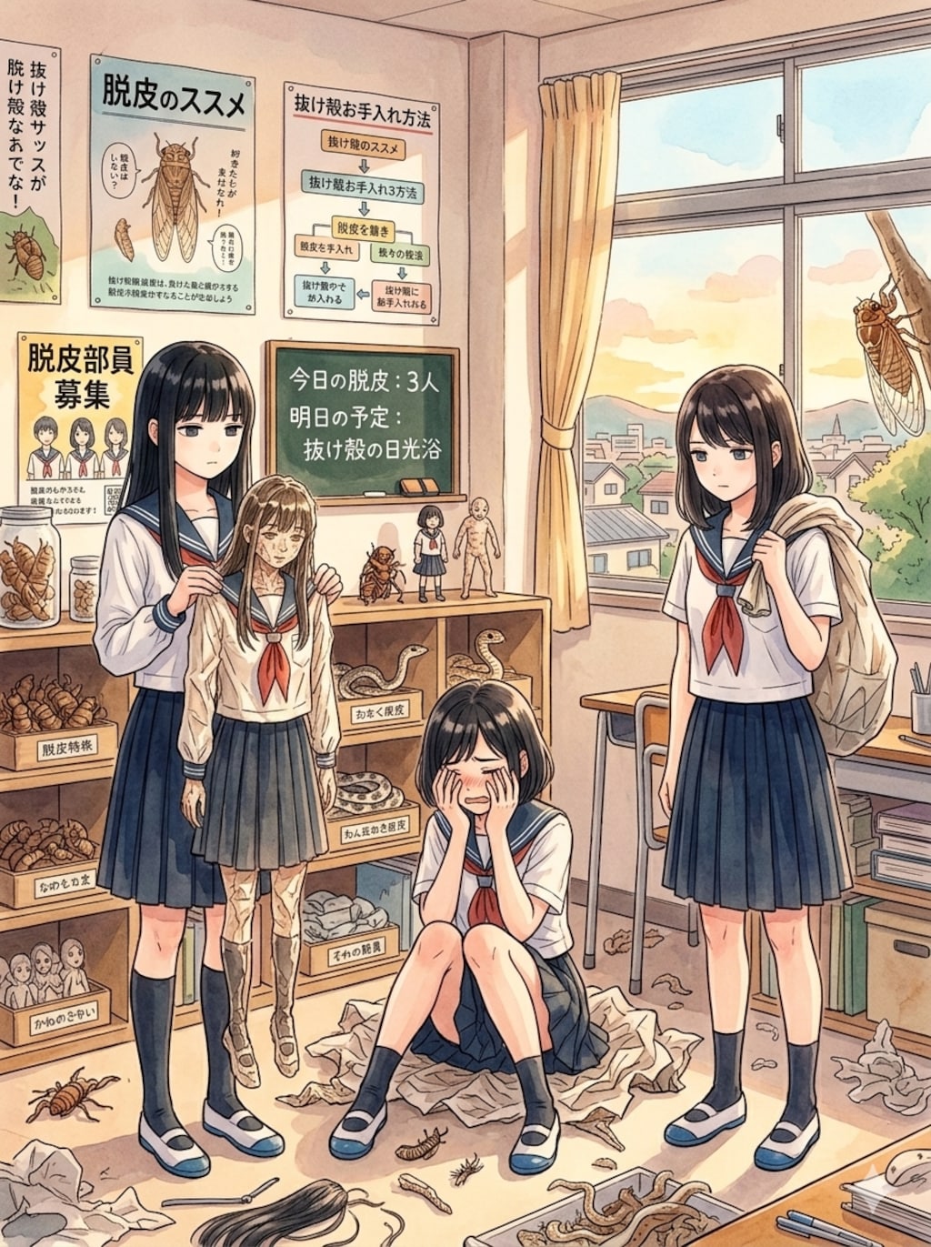 脱皮に失敗したｗｗ