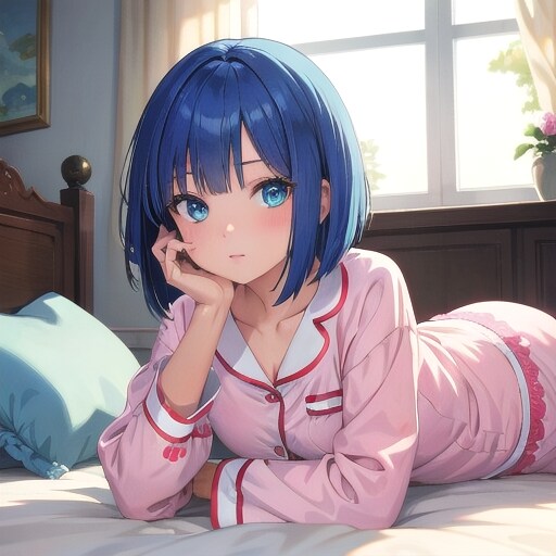 パジャマ姿のあいちゃん