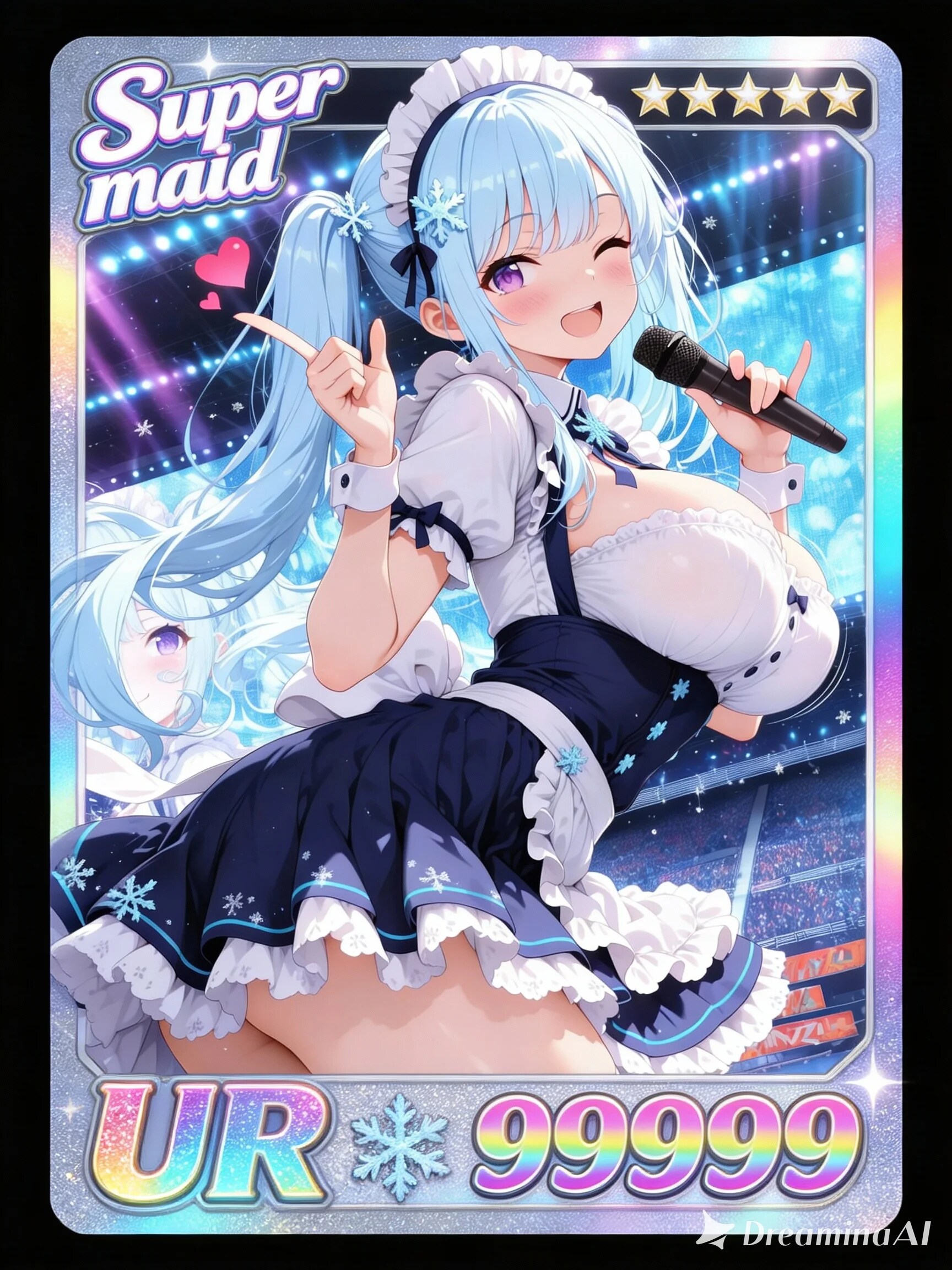 URカードの可愛いスーパーメイド✨