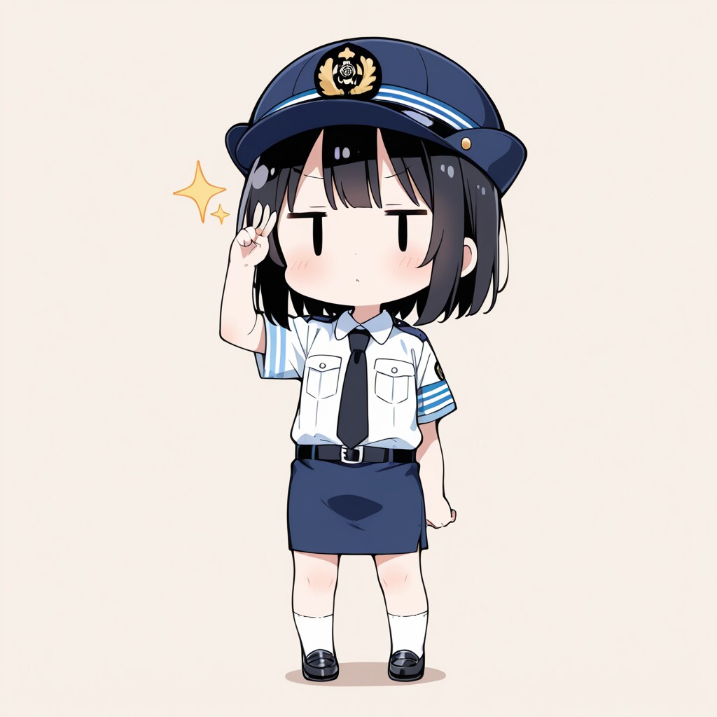 お着換え（婦警さん）