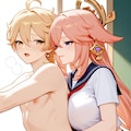 八重神子×空 2枚目