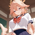 八重神子×空 9枚目
