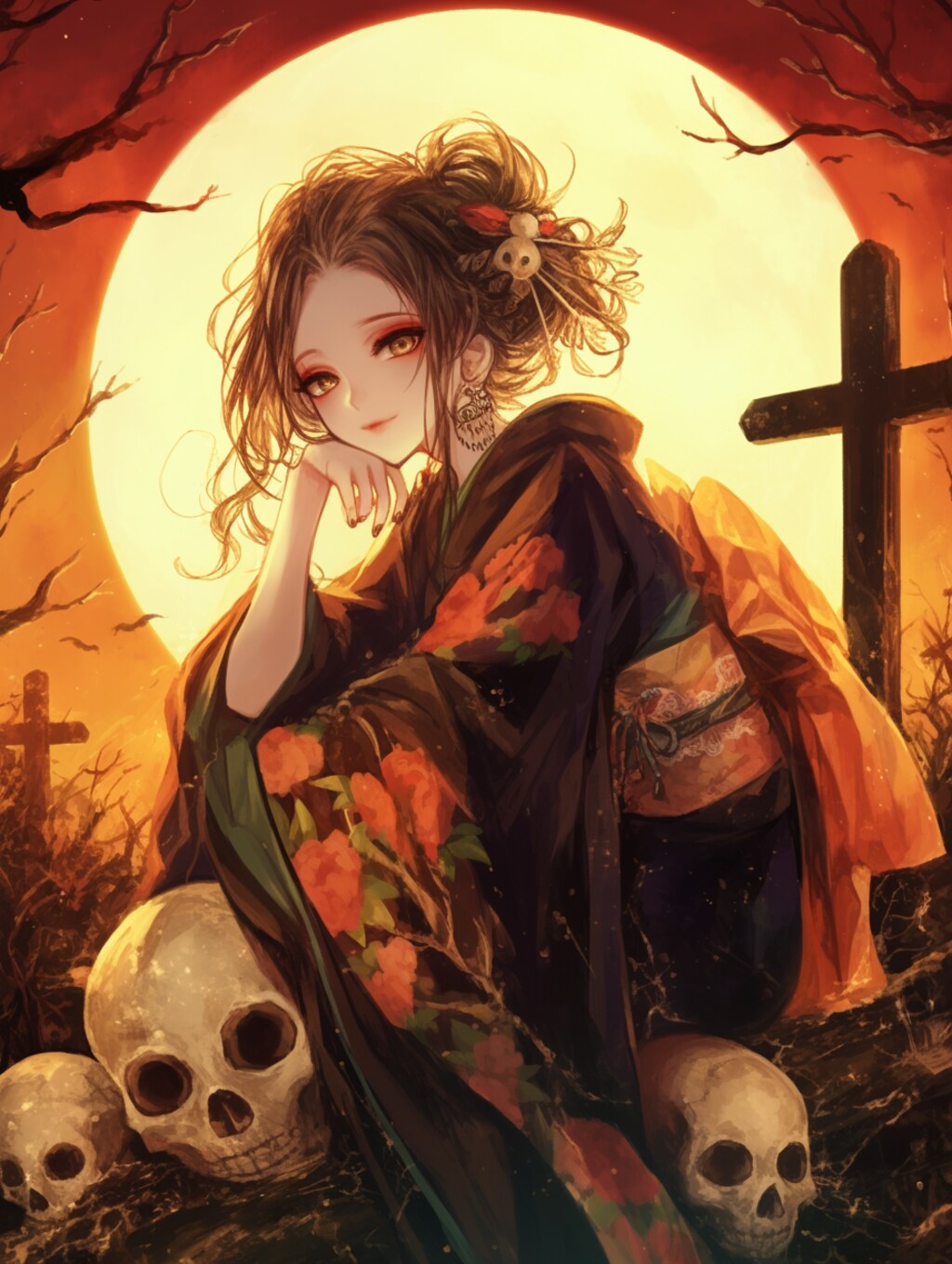 ハロウィンで着物もありじゃない？