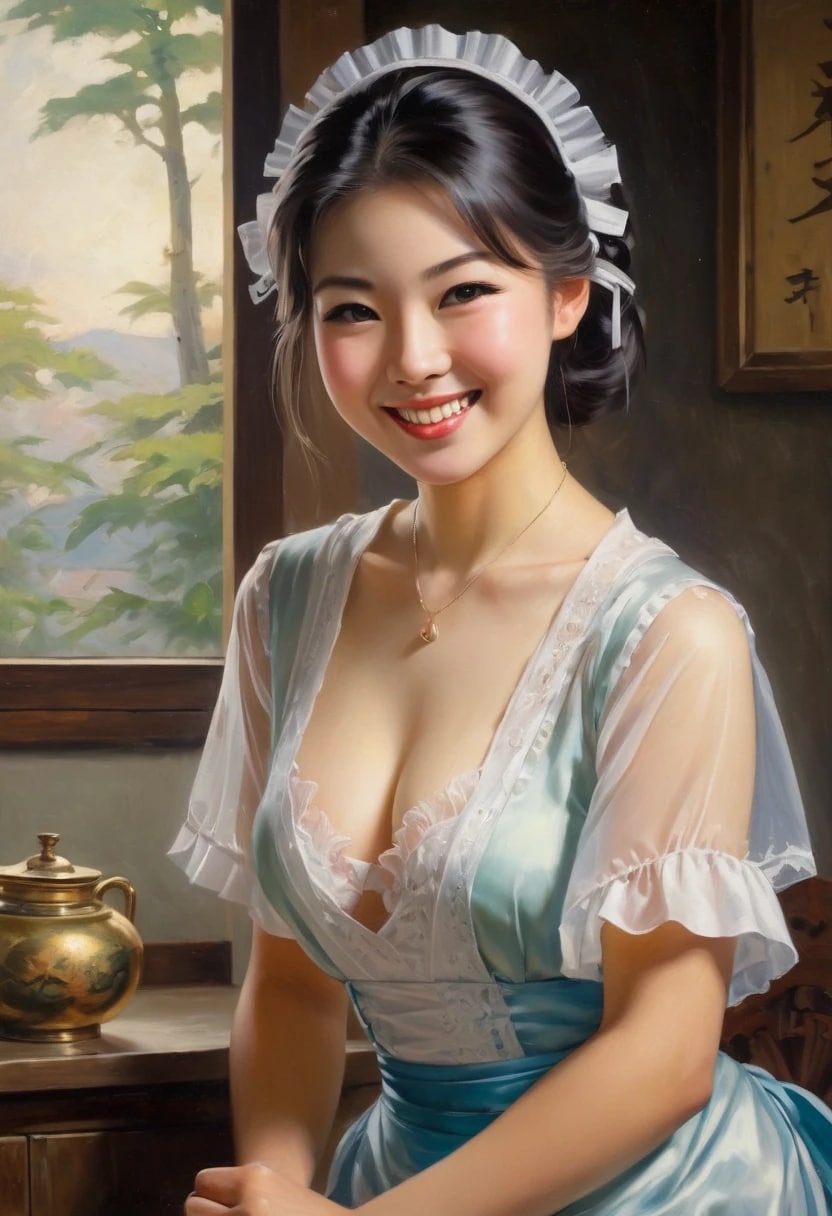 メイドさんシースルー
