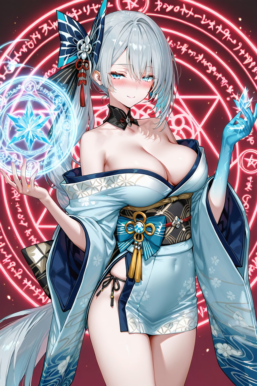 蒼の魔法少女？