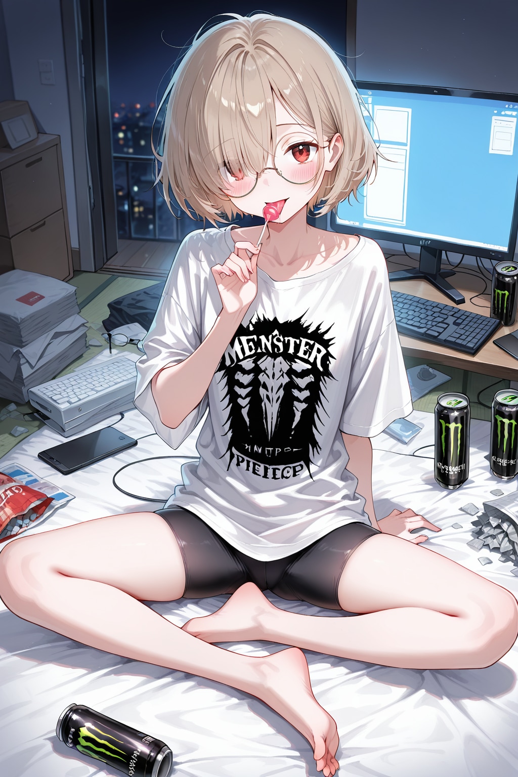 ベタなハッカー娘