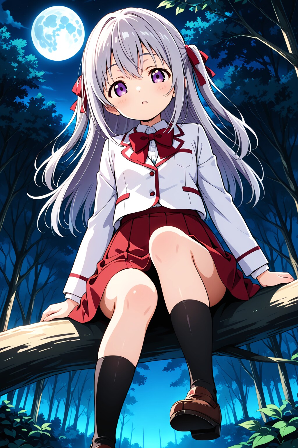 月光の森で | の人気AIイラスト・グラビア