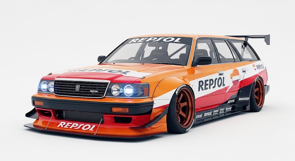 レプソルクラウンワゴンレーシングカー