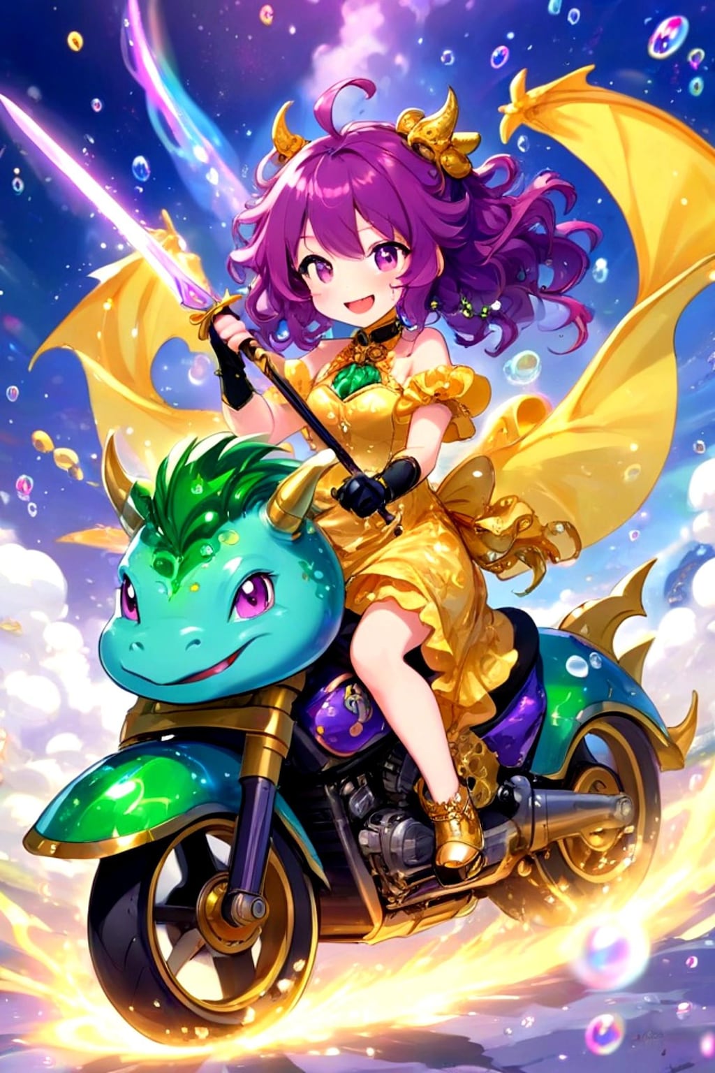 魔王幹部の紫髪ちゃん