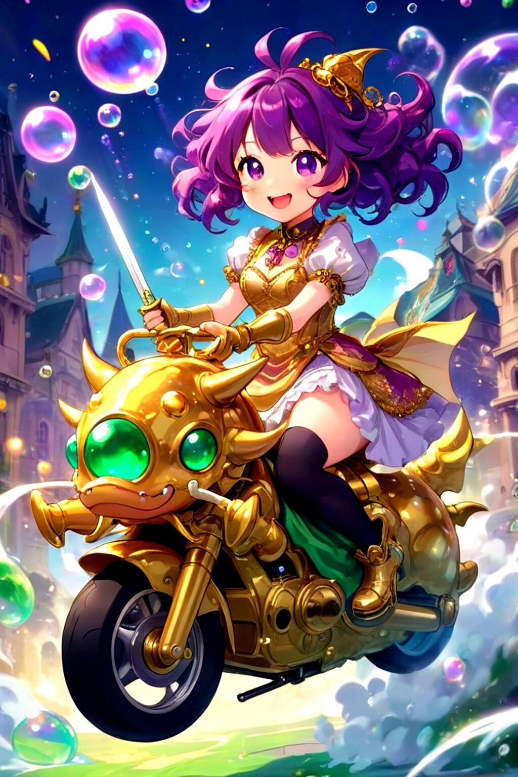 魔王幹部の紫髪ちゃん