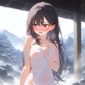 透けタオル 2枚目