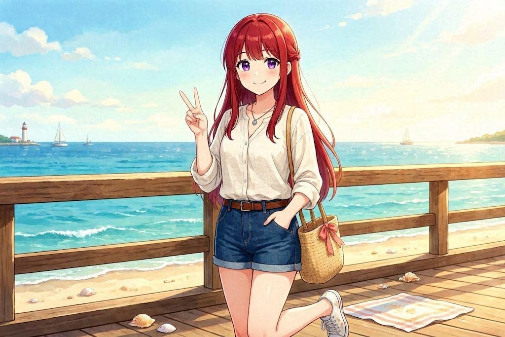 BICに新出力搭載、んで初夏の海辺(健全)