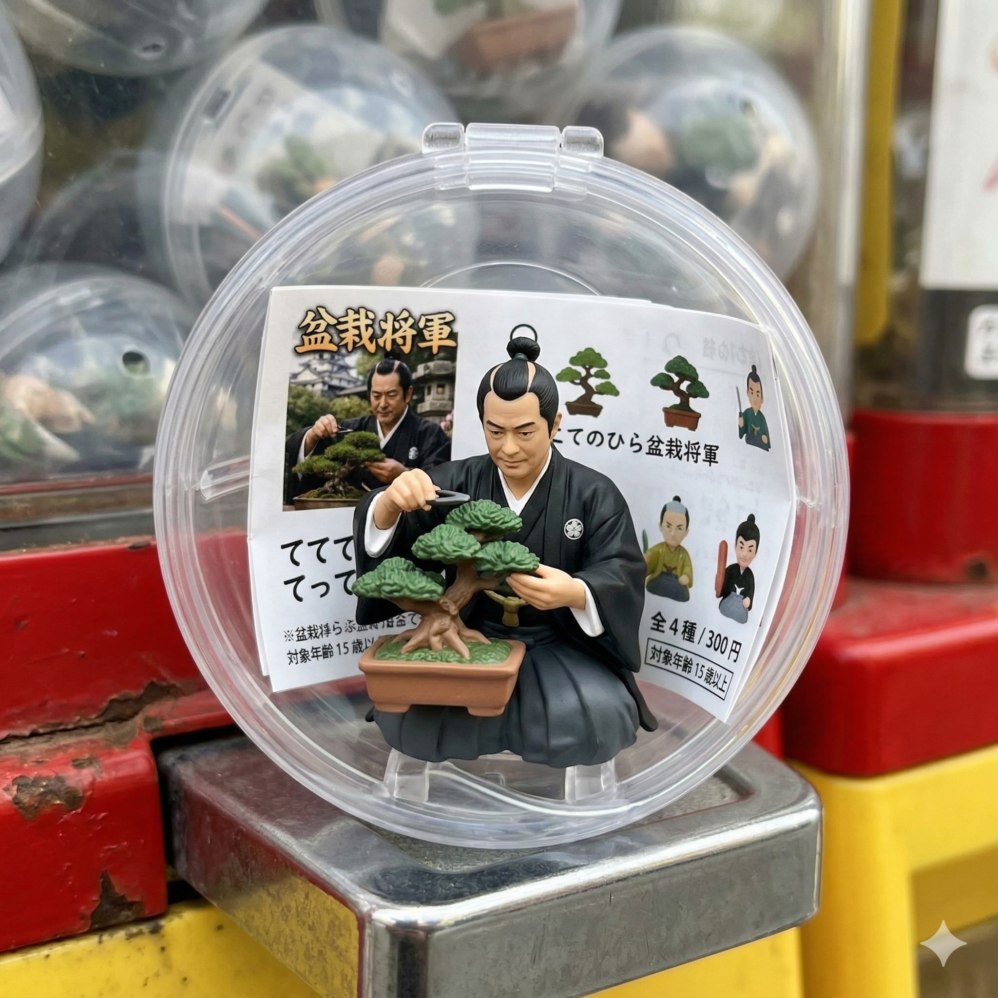 [がぞうどうぞ]盆栽将軍カプセルトイ | の人気AIイラスト・グラビア