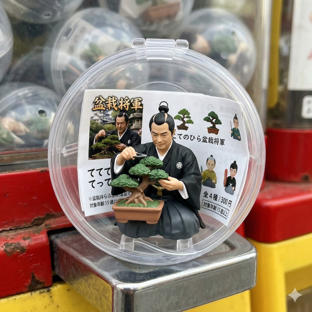 [がぞうどうぞ]盆栽将軍カプセルトイ