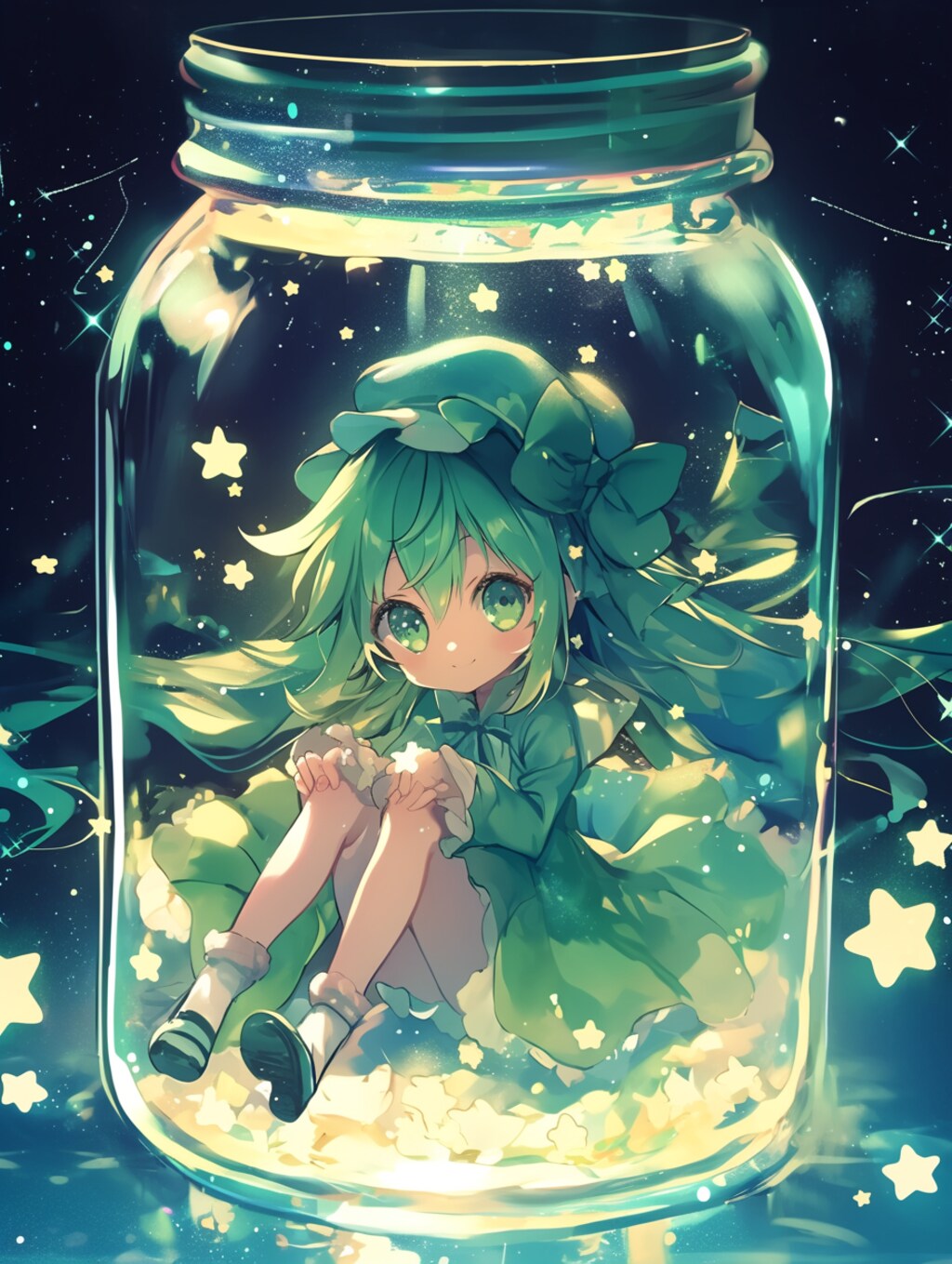 「瓶詰の少女」碧76