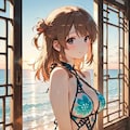 泳がないの？ 2枚目