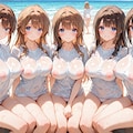 濡れシャツ 2枚目